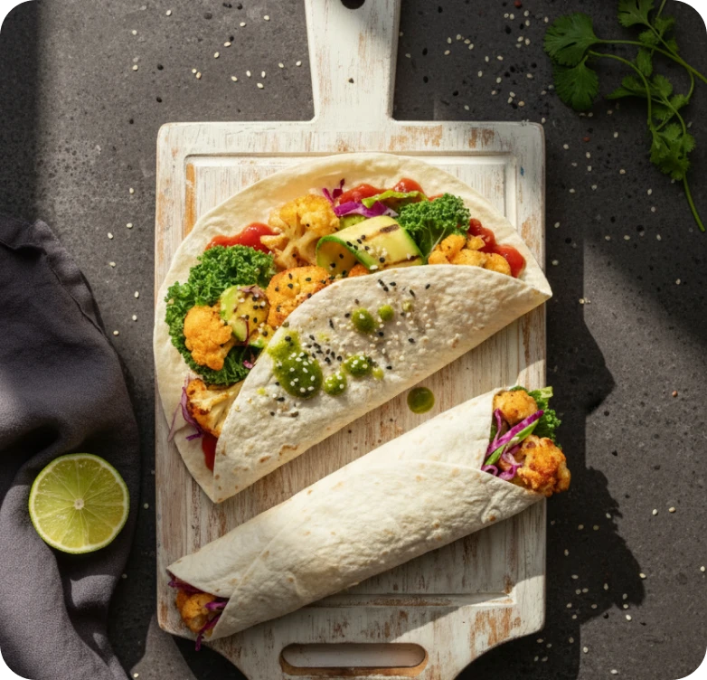 Plant-Powered Cauli Wrap