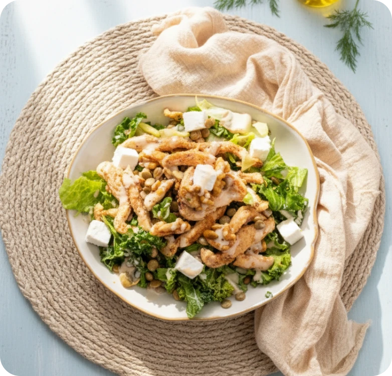 Chicken, Kale & Feta Fusion