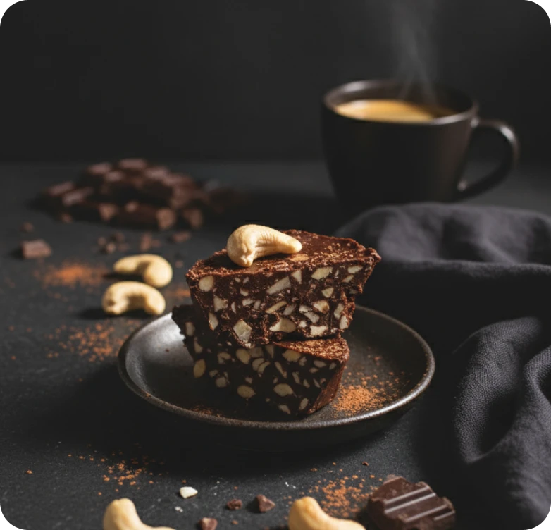 Chocolate Cashew Bombs